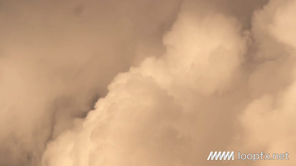 グレーの空の背景ループの動画素材