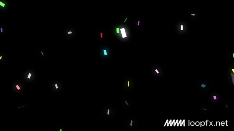 舞う紙吹雪の動画素材