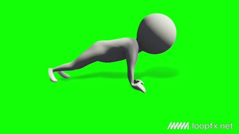 緑のモーション背景素材