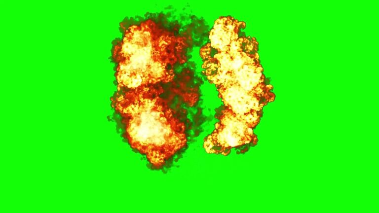 爆破の衝撃エフェクト素材