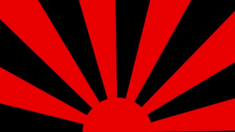 赤いサークル状の背景ループの動画素材