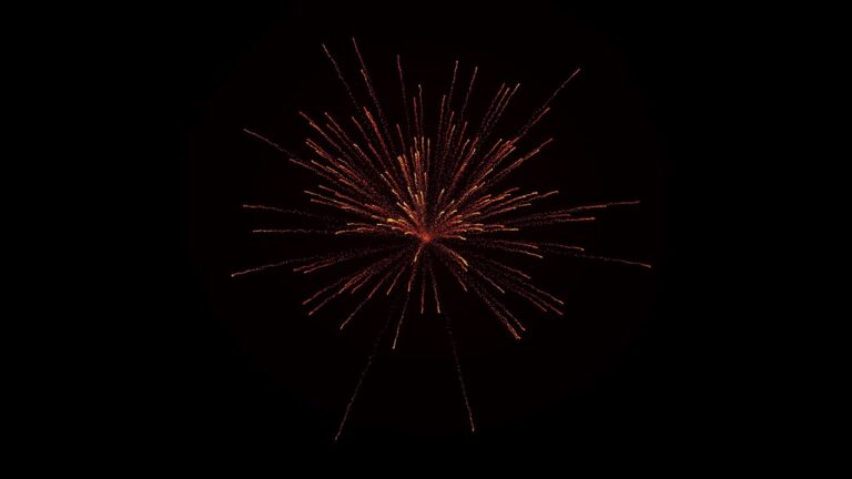 火花の爆破の衝撃エフェクト素材