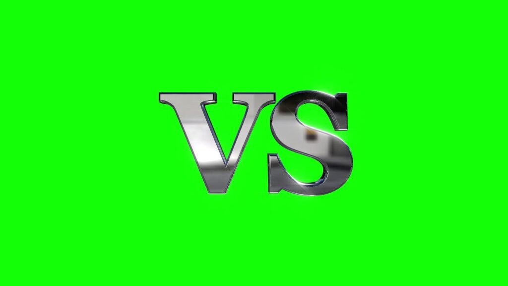 対決「VS」テキスト素材