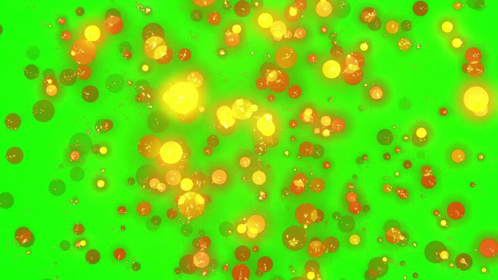金色のパーティクルの動画素材