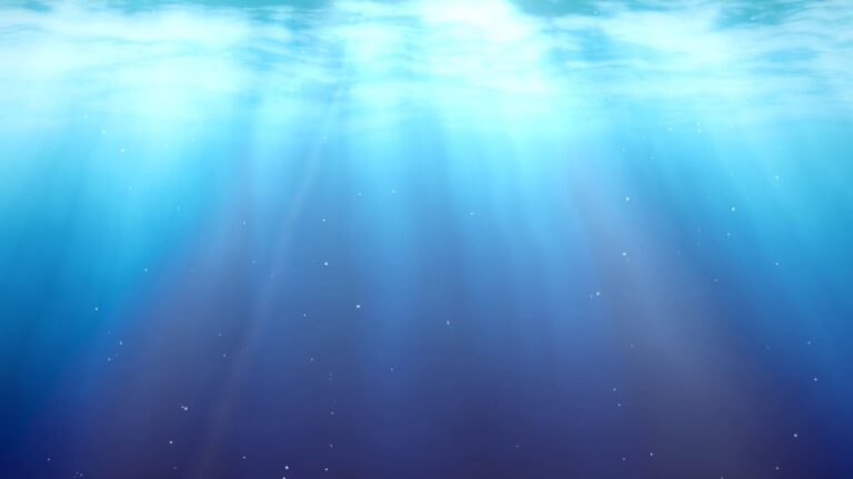 青い光の流体エフェクト素材