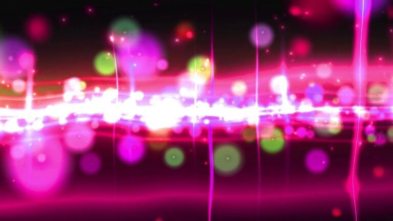 赤いラインの光の粒子エフェクト素材