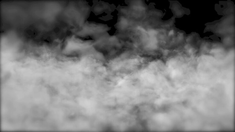 雲の煙のループエフェクト素材