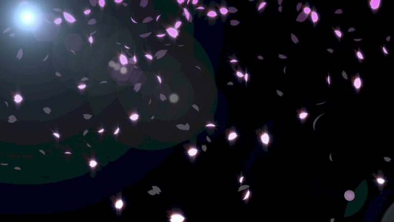舞い散る桜の動画素材