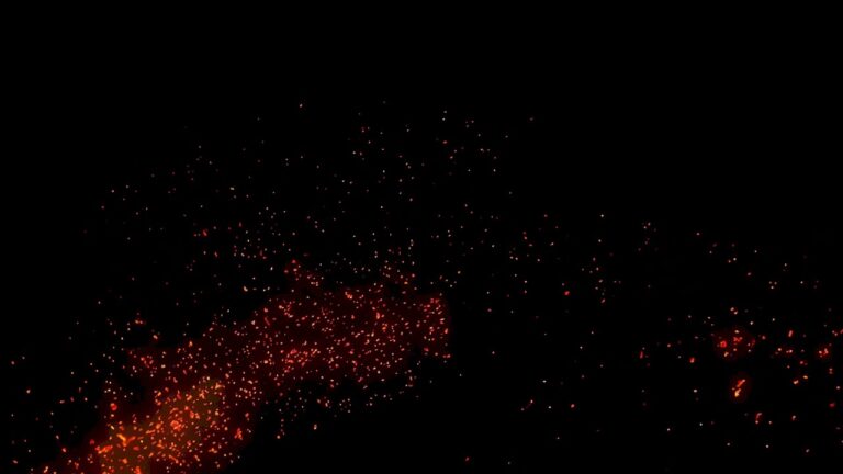 火花のパーティクルの動画素材