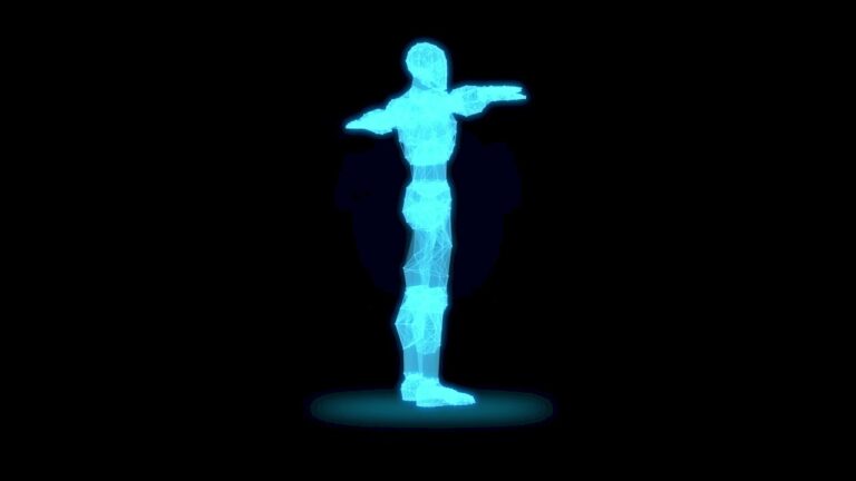 フレーム状のポリゴン演出の動画素材