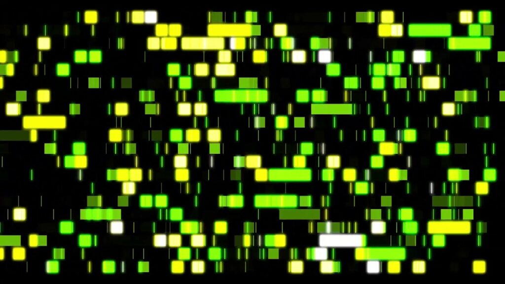 緑のLED風の背景ループの動画素材
