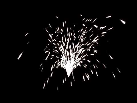 火花のパーティクルの動画素材