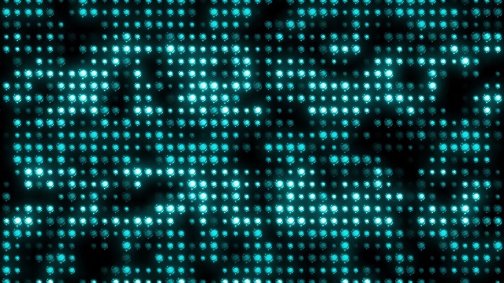 青いLED風の背景ループの動画素材