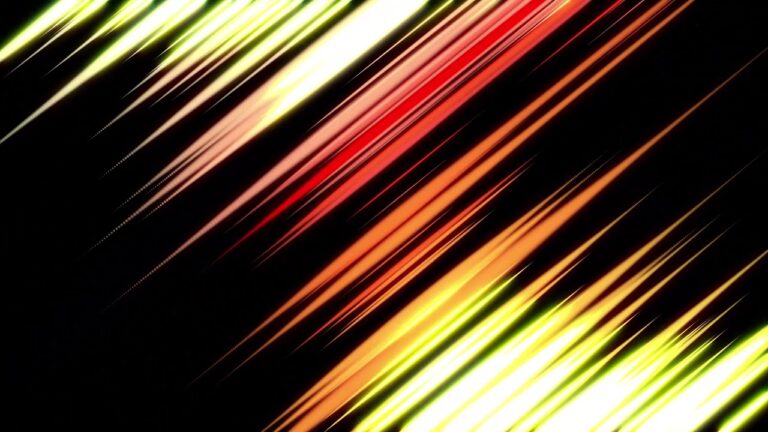 金色のスピード線の演出素材