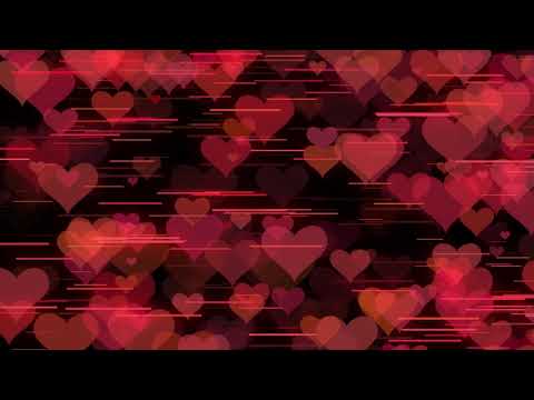 ハートが舞う動画素材