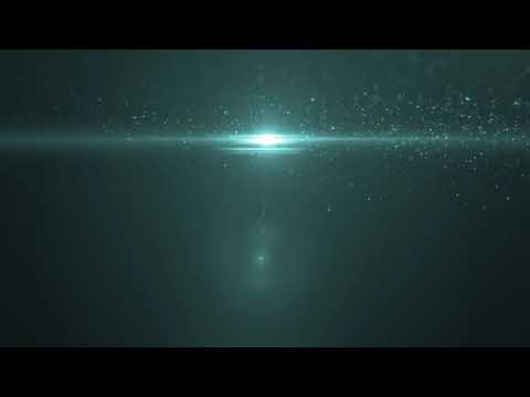 緑のパーティクルの動画素材