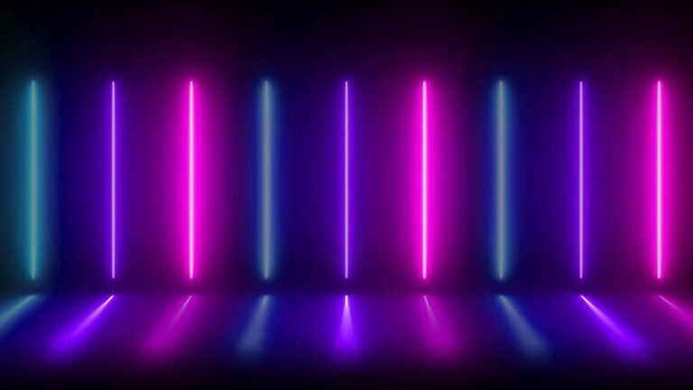 青いLED風のモーション背景素材
