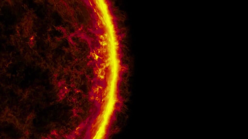 太陽のモーション背景素材