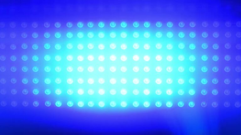 青いLED風のモーション背景素材