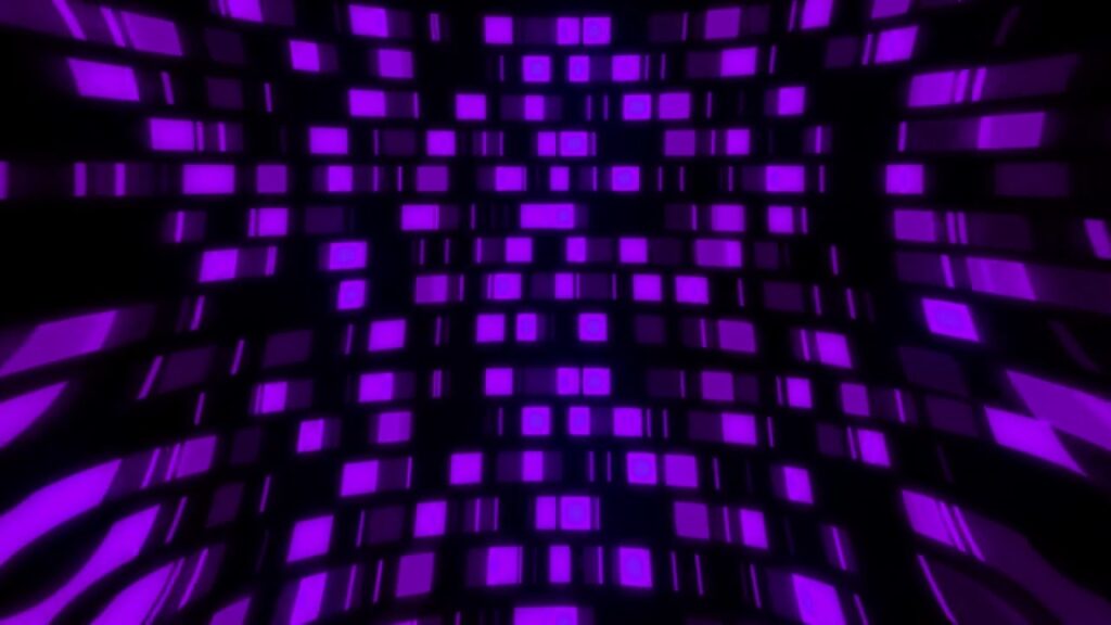紫のLED風のモーション背景素材