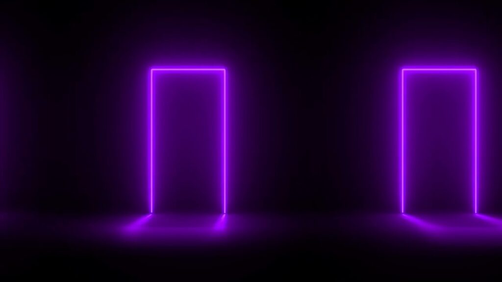 紫のラインの背景ループの動画素材