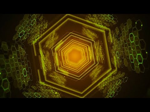 黄色いズームするモーション背景素材