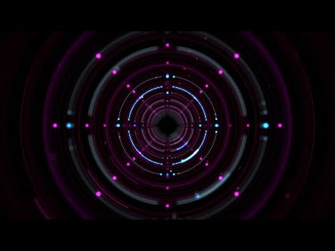 紫のサイバー風の背景ループの動画素材