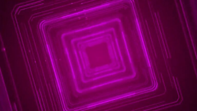 紫のスクエア柄の背景ループの動画素材