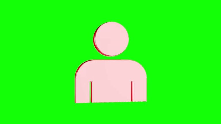 緑の3DCGアニメ素材