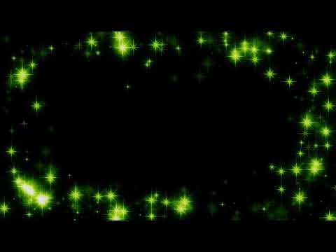 緑の星のパーティクル素材