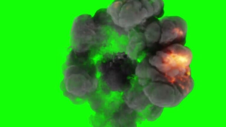 爆破の衝撃エフェクト素材
