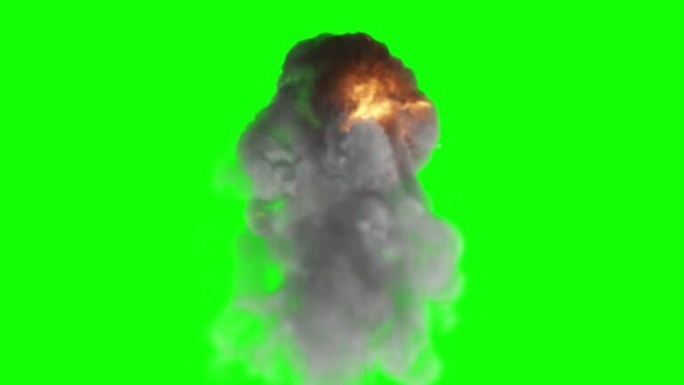 爆破の衝撃エフェクト素材