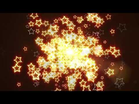 星が輝くループ素材