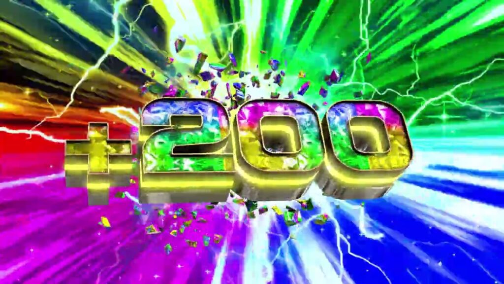 「プラス3」加算数字テロップ素材