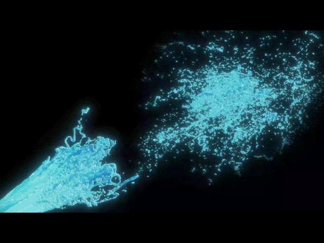 液体の動きの演出素材